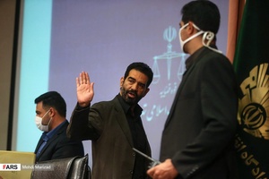 قاضی مسعودی مقام پس از پاین دومین جلسه رسیدگی به اتهامات محمد امامی و ۳۳ متهم