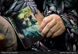 عکس شهید سعید حیدری در هنگام شهادت