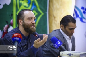 سخنرانی ساسان زارع در نشست خبری میهمانی ۱۰ کیلومتری عید غدیر
