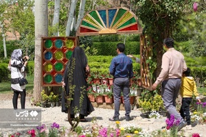 باغ گلها در فصل بهار