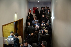 محمدمهدی اسماعیلی وزیر فرهنگ و ارشاد اسلامی در مراسم آئین بزرگداشت مرحوم رضا مقدسی