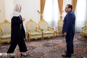 دیدار سیخرید کاخ  «وزیر خارجه هلند»  با امیر دریابان  علی شمخانی دبیر شورای عالی امنیت ملی 