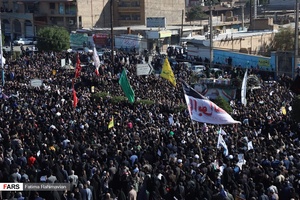 تشییع پیکر «حاج قاسم سلیمانی» در اهواز