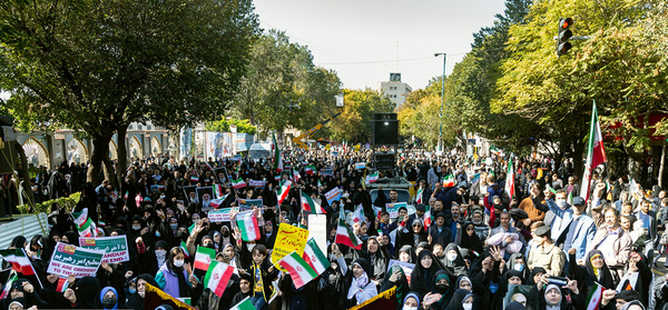 راهپیمایی تبریز- 13 آبان
