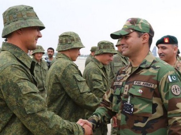 رزمایش پاکستان و روسیه 