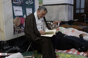 مراسم معنوی اعتکاف در حرم مطهر رضوی