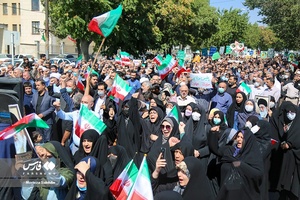 راهپیمایی مردم ایران در اعتراض به اغتشاشات