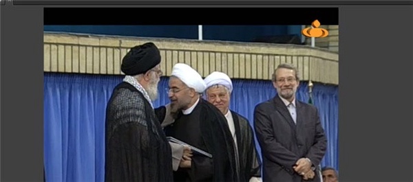 فیلم/ تنفیذ حکم ریاست جمهوری روحانی