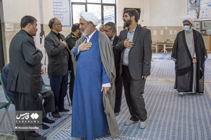 حضورسردار علی مقواساز معاون فرهنگی سازمان بسیج درمراسم ختم والده سردار سید قاسم قریشی  جانشین رئیس سازمان بسیج مستضعفین