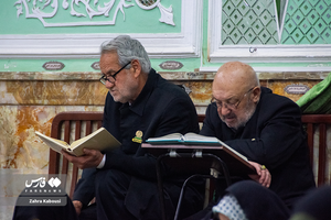 قرائت قرآن در صحن امام زاده عبدالله(ع) گرگان