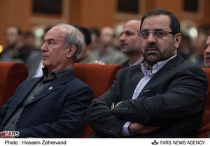 محمد عباسی و افشار زاده در اولین همایش ملی تربیت‌بدنی و علوم ورزشی در نیروهای مسلح