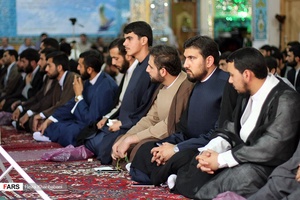 آیین عمامه گذاری طلاب حوزه های علمیه استان اردبیل