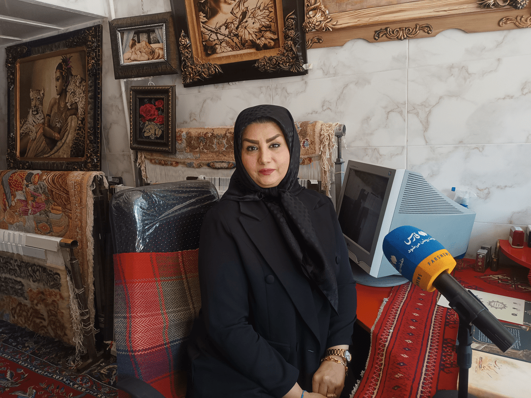 بانوی کرمانشاهی برای فرش ایرانی در بازار اتریش جا باز کرد