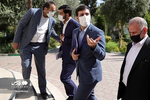 هادی طحان نظیف سخنگوی شورای نگهبان پس  از پایان نشست خبری 