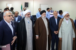 افتتاح فاز 14 پارس جنوبی با حضور رییس جمهور