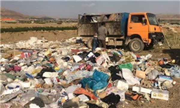 خودرو حمل زباله در دماوند توقیف شد