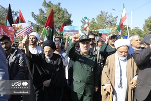 حماسه حضور خراسان‌جنوبی‌ها در راهپیمایی 13 آبان