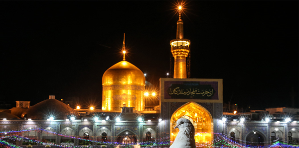 حرم مطهر رضوی در آستانه میلاد امام رضا(ع)