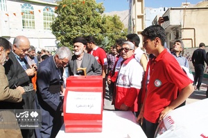 تجمع نمازگزاران پاوه در حمایت از فلسطین
