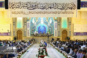 مراسم ترتیل خوانی عمومی قرآن در حرم حضرت فاطمه معصومه (س)