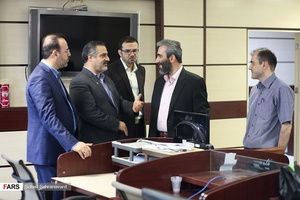 حضور احمد ابوالقاسمی  مدیر رادیو قرآن و هادی صلح جو مجری قرآنی در خبرگزاری فارس