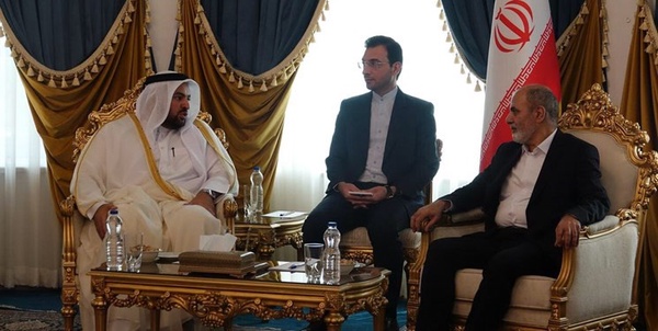 احمدیان و وزیر مشاور در امور خارجه دولت قطر
