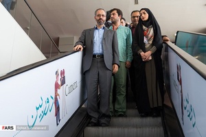 محسن مومنی شریف رئیس حوزه هنری در ششمین روز سی و ششمین جشنواره جهانی فیلم فجر