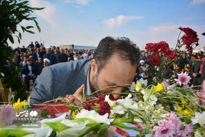 تشییع باشکوه پیکر شهید مدافع امنیت «ایوب رومیانی»