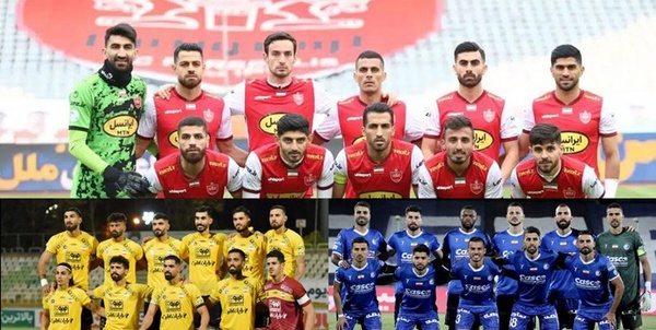 پرسپپولیس، استقلال و سپاهان