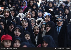 تجمع مردم قزوین در حمایت از مردم یمن