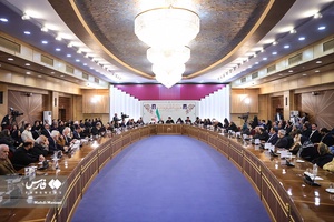 نشست پیروان ادیان توحیدی با آیت الله رئیسی رئیس جمهور