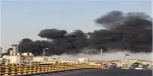 آتش سوزی پتروشیمی بندر امام