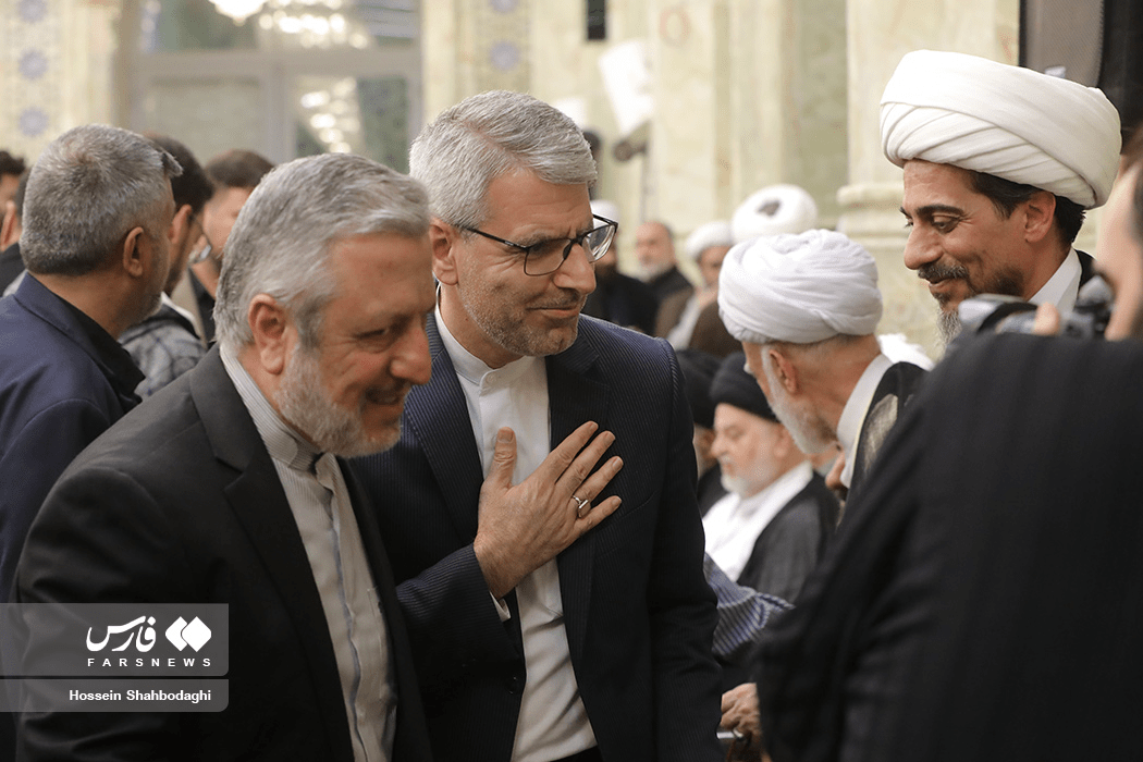 مراسم چهلمین روز ترحیم آیت الله شبیری زنجانی(ره)