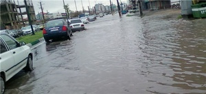 آبگرفتگی شدید امروز رشت