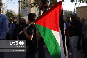 تجمع دانشجویان و دانشگاهیان کرمانی در حمایت از مظلومان فلسطینی