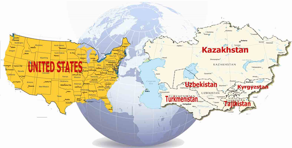 آمریکا و آسیای مرکزی