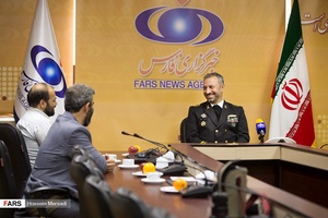 گت و گوی خبرنگاران سیاسی خبرگزاری  فارس با امیر دریادار حمزه علی کاویانی معاون هماهنگ کننده نیروی دریایی ارتش