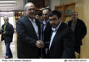حضور سردار انصاری در مراسم رونمایی از کتاب وصایای شهدای سمنان
