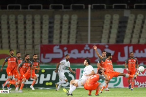 گزارش تصویری از دیدار سایپا مقابل ماشین سازی و پیروزی حیاتی نارنجی‌پوشان