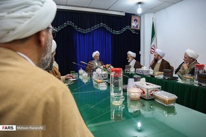 گزارش تصویری: دیدار نماینده ولی فقیه در سپاه با مراجع تقلید