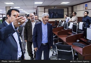 بازدید اصغر آبخضر قائم‌مقام شورای هماهنگی تبلیغات اسلامی از تحریریه خبرگزاری فارس