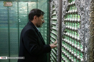 ادای احترام مدیران سمنان به آستان مقدس امام‌زاده یحیی (ع)