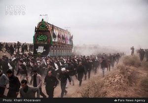 آیین نخل گردانی در مزینان سبزوار