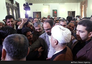 دیدار مردم کرمان با رئیس مجمع تشخیص مصلحت نظام