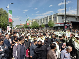 تشییع شهید هادی در زنجان
