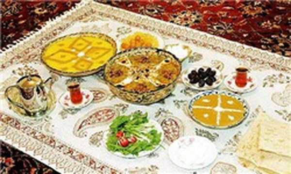 سفره افطار