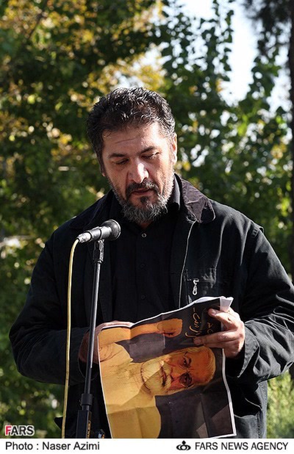 سخنرانی فرزند مرحوم نعمت اسداللهی در مراسم تشییع پدر