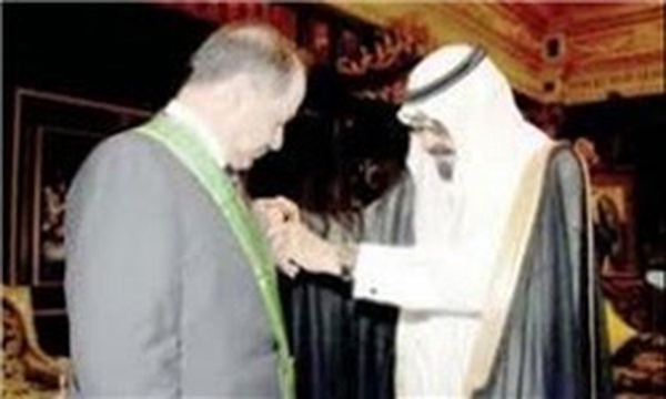شاه سعودی و مسعود بارزانی