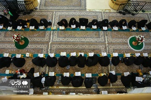 مراسم ترتیل خوانی عمومی قرآن در حرم حضرت فاطمه معصومه (س)