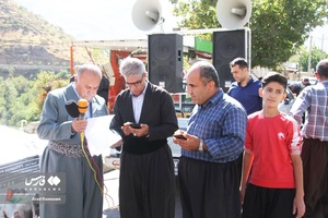 تجمع نمازگزاران پاوه در حمایت از فلسطین